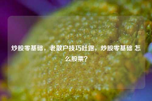 炒股零基础，老散户技巧吐露，炒股零基础 怎么股票？