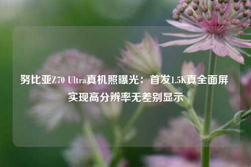 努比亚Z70 Ultra真机照曝光：首发1.5K真全面屏 实现高分辨率无差别显示