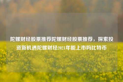 陀螺财经股票推荐陀螺财经股票推荐，探索投资新机遇陀螺财经2021年能上市吗比特币