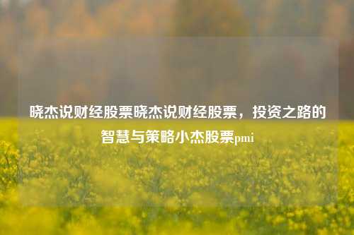 晓杰说财经股票晓杰说财经股票，投资之路的智慧与策略小杰股票pmi