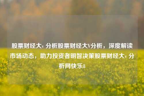 股票财经大v 分析股票财经大V分析，深度解读市场动态，助力投资者明智决策股票财经大v 分析网快乐8