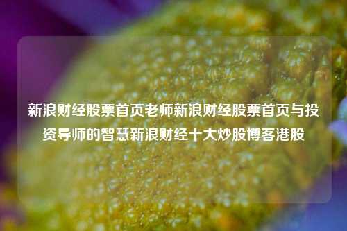 新浪财经股票首页老师新浪财经股票首页与投资导师的智慧新浪财经十大炒股博客港股