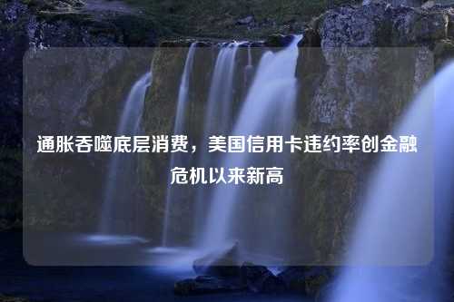 通胀吞噬底层消费，美国信用卡违约率创金融危机以来新高